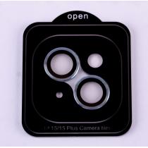 Захисне скло для камери DARK iPhone 15 / iPhone 15 Plus блакитний