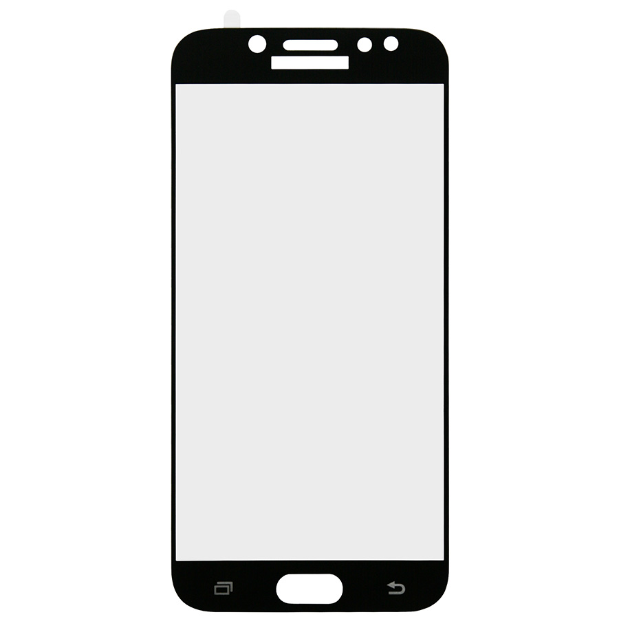 Защитное стекло(NP) цветное Samsung A6 Plus (2018)/A605 черный