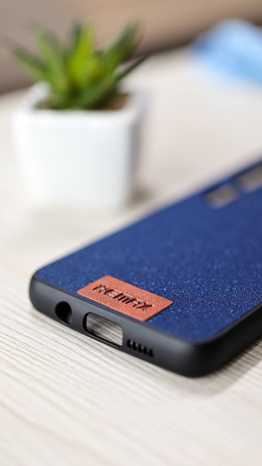 Силикон REMAX TISSUE для Xiaomi Redmi Note 8T темно-синий