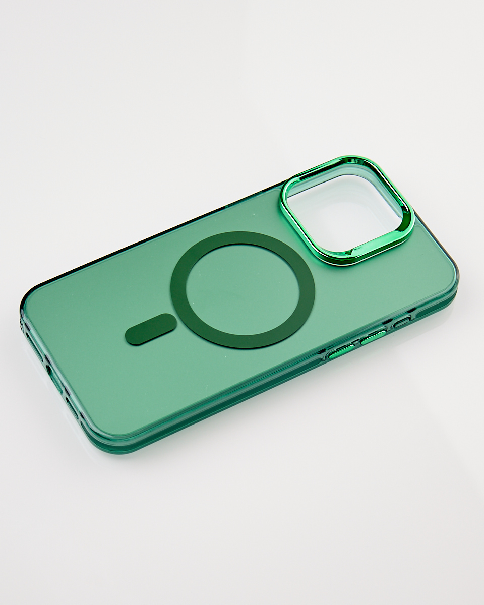 Полиуритановый чехол MagSafe "IMD Colors" для iPhone 11 зеленый ...