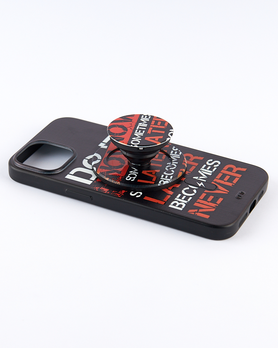 Силиконовый чехол MagSafe Boter "3D" + magsafe PopSocket для iPhone 12 Pro Max 01 DO IT
